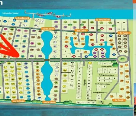 Tatil parkı Bad Hulckesteijn Sur La 61- 4-pers Met Twee Slaapkamers En Twee Badkamers Nijkerk